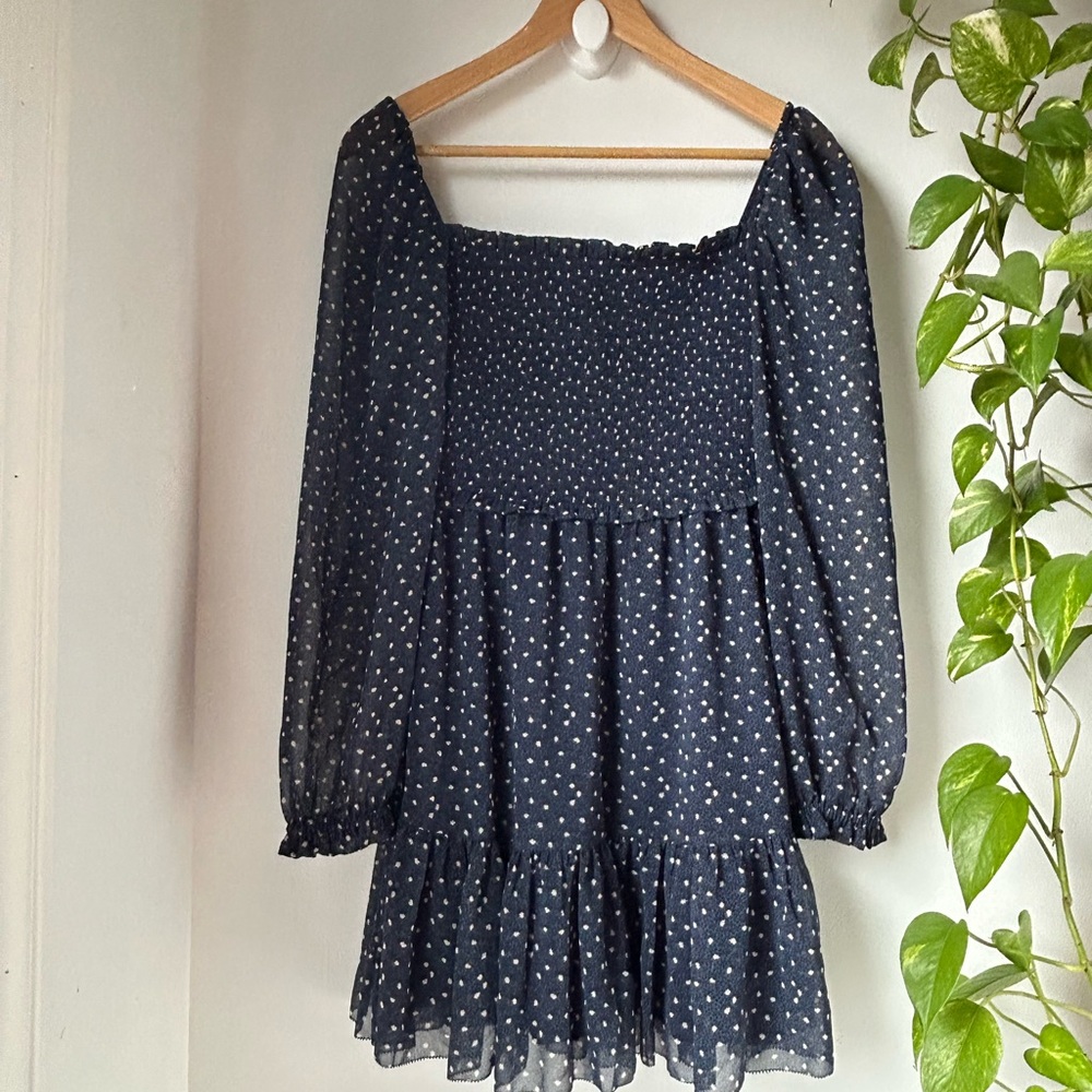 Aritzia Tempest Navy Dress